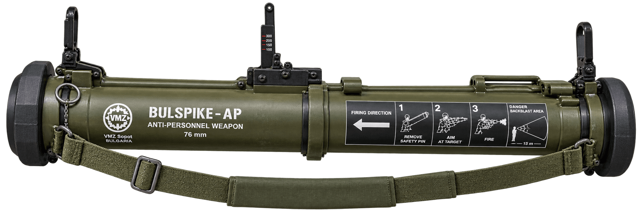 Макет гранатомета BULSPIKE-AP