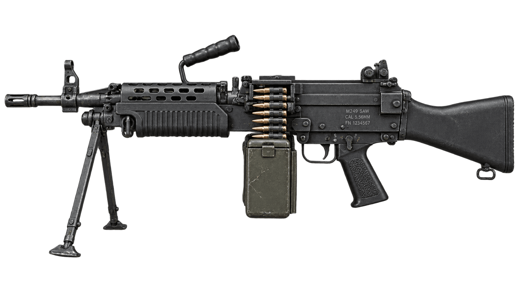 Макет кулемета M249