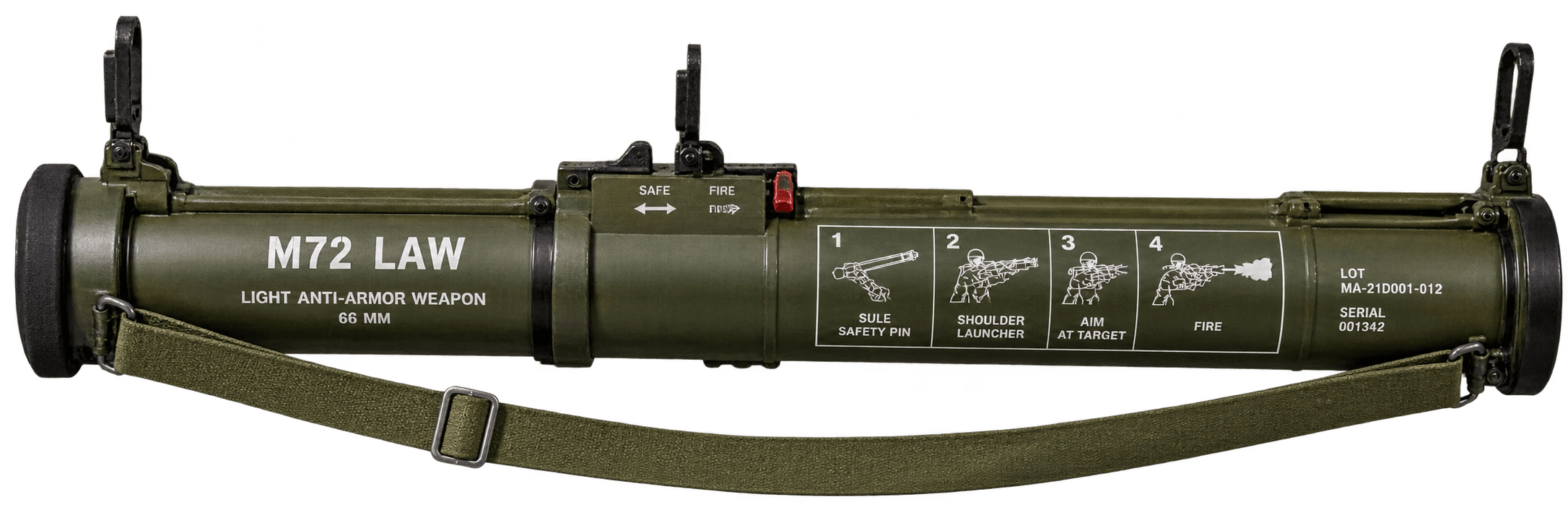 Макет гранатомета M72 LAW