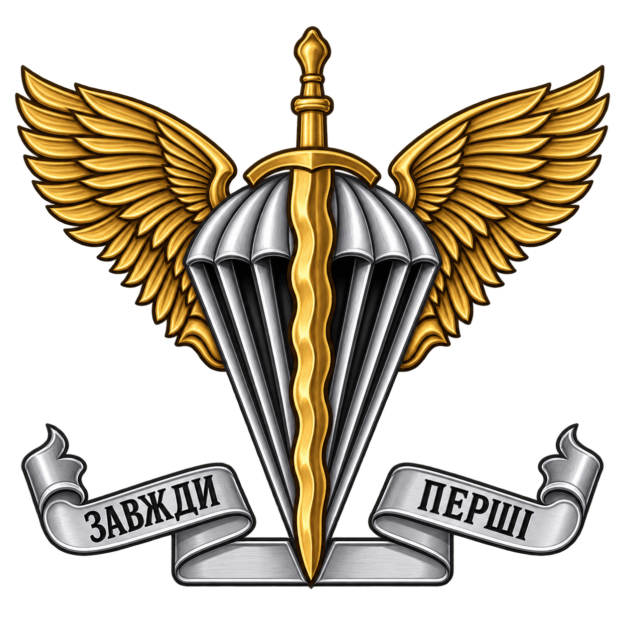 Емблема: Десантно-штурмові війська (ДШВ)